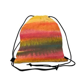 Drawstring Bag, Autumn Fall Watercolor Abstract Print