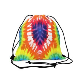 Drawstring Bag, Psychedelic Rainbow Tie Dye