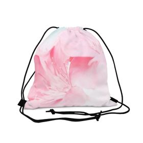 Drawstring Bag, Pink Flower Bloom, Peaceful Spring Nature