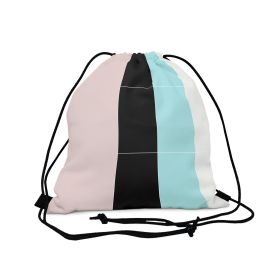 Drawstring Bag, Pastel Colorblock S2