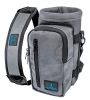 Water Bottle Holder Carrier Bottle Cooler w Adjustable Shoulder Strap and Front Pockets Suitable for 16 oz to 25oz Bottles Gray