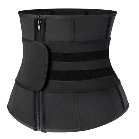 Body Shaper Corset Sweat Waist Support Belt Back Waist Trainer Trimmer Belt Gym Fitness Protector (Color: 1 Pcs)