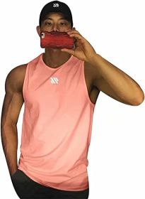 Men's A-Shirt Tank Sleeveless Shirt Men's Gym Tank Shirt Quick Dry Cool Shirt Casual Vest for Men (size: L)