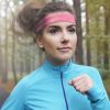 Pink Outdoor Sports Headband Portable Fitness Hair Bands Man Woman Hair Wrap Brace Elastic Cycling Yoga Running Exercising