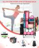 Home Gym Workout Equipment Storage Rack